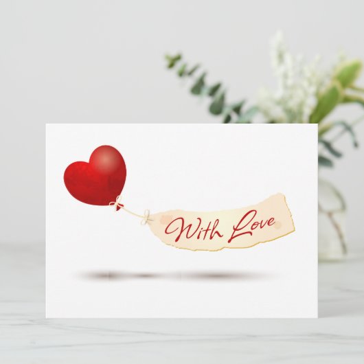 Invitation Avec amour (Debout devant)