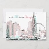 Invitation Avec amour de Chicago (Devant)