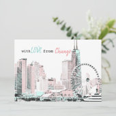 Invitation Avec amour de Chicago (Debout devant)