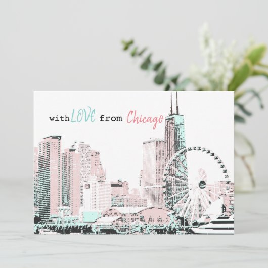 Invitation Avec amour de Chicago (Debout devant)