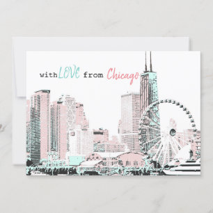 Invitation Avec amour de Chicago