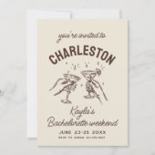 Invitation Avec Amour De Destination Western Bachelorette (Devant)