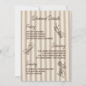 Invitation Avec Amour De Destination Western Bachelorette (Dos)