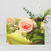 Invitation avec couverture florale (Debout devant)