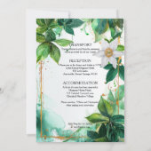 Invitation Avec DÉTAILS Passiflora Sérénité (Dos)
