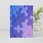 Invitation avec effet 3D Puzzle (Debout devant)