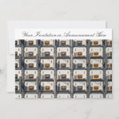 Invitation avec l'affichage à LED (Devant)