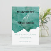 Invitation Avec leur famille et leurs amis (Debout devant)