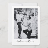 Invitation Avec Leurs Familles Mariage PHOTO (Dos)