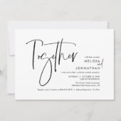 Invitation Avec leurs parents, Réception de mariage (Devant)