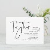 Invitation Avec leurs parents, Réception de mariage (Debout devant)