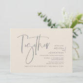 Invitation Avec leurs parents, Réception de mariage (Debout devant)