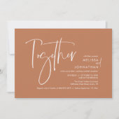 Invitation Avec leurs parents, Réception de mariage (Devant)