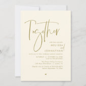 Invitation Avec leurs parents, Réception de mariage (Devant)