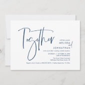 Invitation Avec leurs parents, Réception de mariage (Devant)