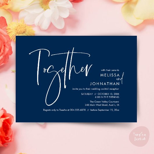 Invitation Avec leurs parents, Réception de mariage