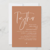 Invitation Avec leurs parents, Réception de mariage (Devant)