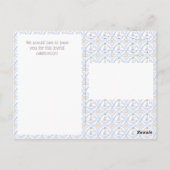 Invitation avec monogramme de crête d'Alice au pay (Dos)