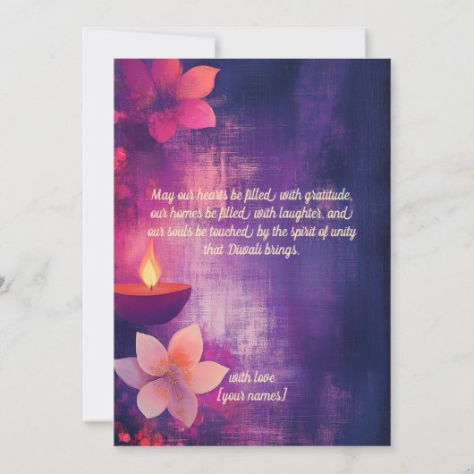 Invitation Avec photo et texte personnalisé Glow & Tell, cart (Dos)