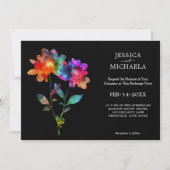 Invitation 🌈 Avec photo Petals & Pride (Devant)