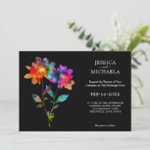 Invitation 🌈 Avec photo Petals & Pride (Debout devant)