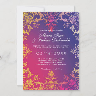 Invitation Avec photo Romance Radieuse