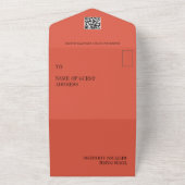 Invitation avec RSVP - Invitation thème Coquillage (Dehors)