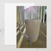 Invitation avec tasse à café (Devant / Derrière)