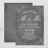 Invitation Avenir du tableau de bord | Partie d'engagement (Devant / Derrière)