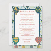 Invitation Aventure Attente Chaud Air Balloon Douche Par Dist (Devant)