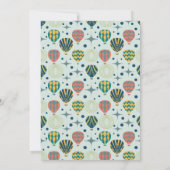 Invitation Aventure Attente Chaud Air Balloon Douche Par Dist (Dos)