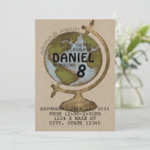 Invitation Aventure Await Anniversaire (Debout devant)