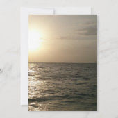 Invitation Aventure Await, Bateau Sunset Sea Retirement Party (Dos)