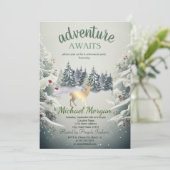 Invitation Aventure Await Forest Gold Reindeer Retraite (Debout devant)