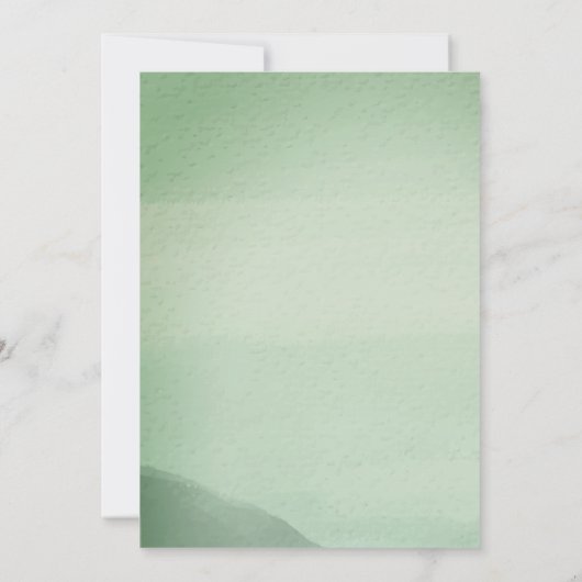 Invitation Aventure Await Pine Tree Forest Retraite verte (Dos)