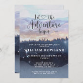 Invitation Aventure commence thème Forêt Retraite partie Inv (Devant / Derrière)