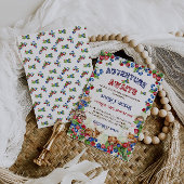 Invitation Aventure Commencer le Baby shower des animaux des 