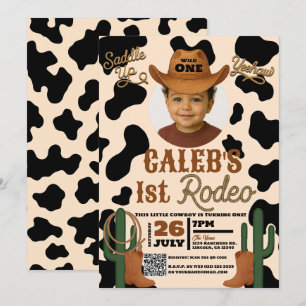 Invitation Aventure dans l'Ouest sauvage 1 UN 1er Rodéo Party