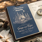 Invitation Aventure de douche de couples de camping fantaisis