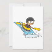 Invitation Aventure de rafting en eau vive avec Scared Boy (Devant)