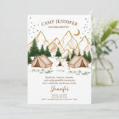 Invitation Aventure de week-end de camp de jeunes filles (Debout devant)