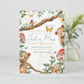 Invitation Aventure des animaux de la forêt 2 choix arrière (Debout devant)