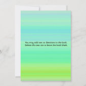 Invitation Aventure en montgolfière vintage pour l'anniversai (Dos)