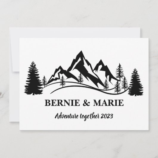 INVITATION AVENTURE PERSONNALISÉE ENSEMBLE (Devant)