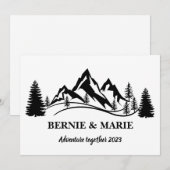 INVITATION AVENTURE PERSONNALISÉE ENSEMBLE (Devant / Derrière)