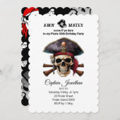 Invitation Aventure Pirate vous Attend (Devant / Derrière)