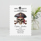 Invitation Aventure Pirate vous Attend (Debout devant)