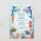 Invitation Aventure sous la mer (Devant / Derrière)