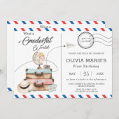 Invitation Aventure Voyage exceptionnel Voyage Postage Mail (Devant / Derrière)