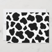 Invitation Avez-Vous Entendu Le Moos Cow Boy 2e anniversaire (Dos)